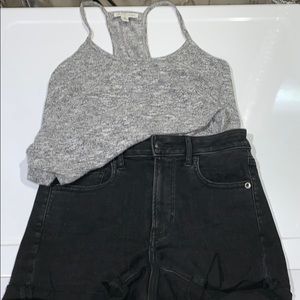Gray tank top